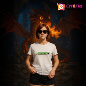 Tricou Minecraft Arc De Lemn Tricou Alb Copii | Dama | Barbat - Img 104