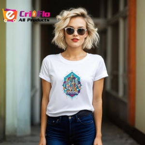 Tricou Oras Urban Design Poligonal, Copii | Dama | Barbat - Img 12