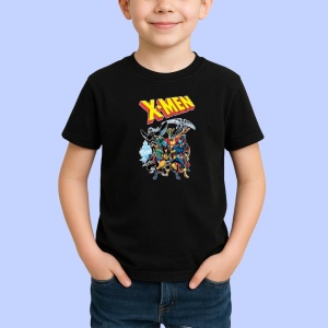 Tricou Xmen supereroii marvel cu puteri speciale in lupta impotriva raului, Copii | Dama | Barbat , tricou negru - Img 5