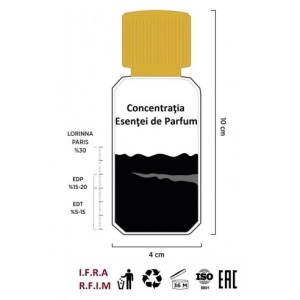Extract de Parfum Lorinna Paris Parfum Zebra Men, 50 ml, de barbat inspirat din Rumz Al Rasasi 9325 Pour Lui - Img 3