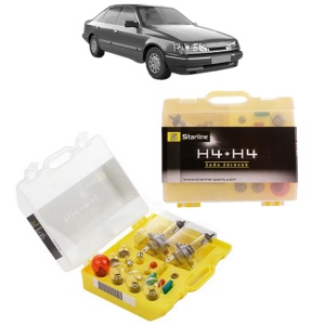 Kit trusa Set becuri H4 compatibila cu FORD SCORPIO I (GAE, GGE) din 1985-1994, bec far, semnalizare , pozitie, iluminare numar, frana, plafoniera, stop frana - Img 1