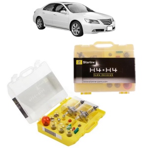 Kit trusa Set becuri H4 compatibila cu HONDA LEGEND IV (KB_) din 2006-2012, bec far, semnalizare , pozitie, iluminare numar, frana, plafoniera, stop frana