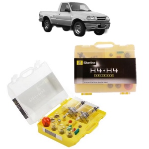 Kit trusa Set becuri H4 compatibila cu MAZDA B-SERIE (UN) din 1999-2006, bec far, semnalizare , pozitie, iluminare numar, frana, plafoniera, stop frana