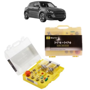 Kit trusa Set becuri H4 compatibila cu SUZUKI SWIFT V (AZ) din 2017-2020, bec far, semnalizare , pozitie, iluminare numar, frana, plafoniera, stop frana