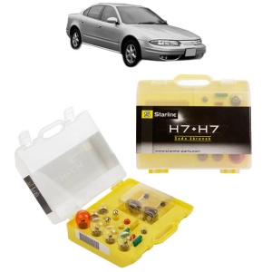 Kit trusa Set becuri H7 compatibila cu CHEVROLET ALERO din 1999-2004, bec far, semnalizare , pozitie, iluminare numar, frana, plafoniera, stop frana