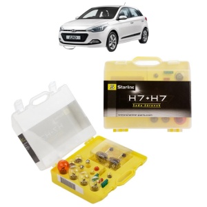 Kit trusa Set becuri H7 compatibila cu HYUNDAI i20 II Coupe (GB) din 2015-2021, bec far, semnalizare , pozitie, iluminare numar, frana, plafoniera, stop frana