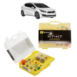 Kit trusa Set becuri H7 compatibila cu KIA CEED Hatchback Van (CD) din 2018-2020, bec far, semnalizare , pozitie, iluminare numar, frana, plafoniera, stop frana