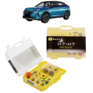 Kit trusa Set becuri H7 compatibila cu PEUGEOT 3008 III (KA_, KB_, KC_) din 2023, bec far, semnalizare , pozitie, iluminare numar, frana, plafoniera, stop frana