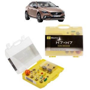 Kit trusa Set becuri H7 compatibila cu VOLVO V40 Cross Country (526) din 2012-2019, bec far, semnalizare , pozitie, iluminare numar, frana, plafoniera, stop frana