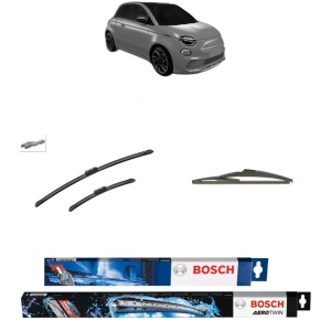 Set 3 stergatoare ABARTH 500E Hatchback (332_) din 2023, Bosch Aerotwin, din cauciuc siliconat rezistent