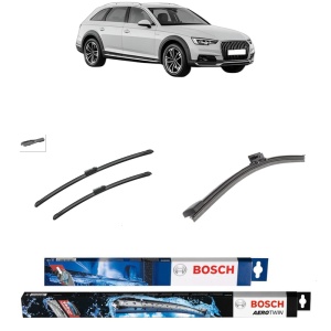 Set 3 stergatoare AUDI A4 Allroad B9 (8WH, 8WJ) din 2016-2020, Bosch Aerotwin, din cauciuc siliconat rezistent