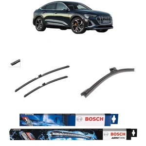 Set 3 stergatoare AUDI E-TRON Sportback (GEA) din 2019-2020, Bosch Aerotwin, din cauciuc siliconat rezistent