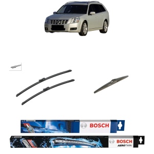 Set 3 stergatoare CADILLAC BLS Wagon din 2007-2010, Bosch Aerotwin, din cauciuc siliconat rezistent