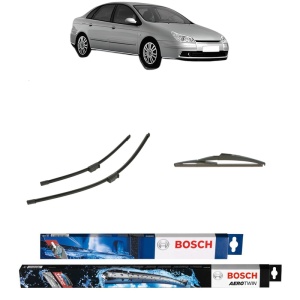 Set 3 stergatoare CITROEN C5 II (RC_) din 2004-2008, Bosch Aerotwin, din cauciuc siliconat rezistent