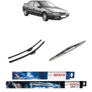 Set 3 stergatoare CITROEN XM (Y3) din 1989-1994, Bosch Aerotwin Retrofit, din cauciuc siliconat rezistent