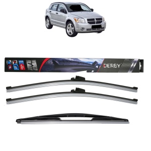 Set 3 stergatoare DODGE CALIBER din 2006-2011, Derby, din cauciuc siliconat rezistent