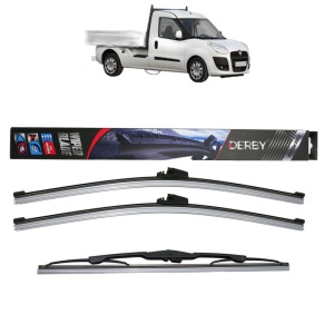 Set 3 stergatoare FIAT DOBLO Platform/Chassis (263_) din 2010-2023, Derby, din cauciuc siliconat rezistent