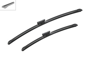 Set 3 stergatoare FORD ECOSPORT din 2012-2022, Bosch Aerotwin, din cauciuc siliconat rezistent - Img 2