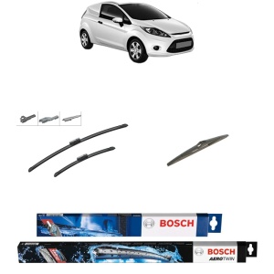 Set 3 stergatoare FORD FIESTA VI Van din 2008-2017, Bosch Aerotwin Multi, din cauciuc siliconat rezistent