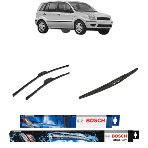 Set 3 stergatoare FORD FUSION (JU_) din 2002-2012, Bosch Aerotwin Retrofit, din cauciuc siliconat rezistent
