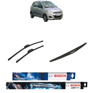 Set 3 stergatoare HYUNDAI i10 I (PA) din 2007-2018, Bosch Aerotwin Retrofit, din cauciuc siliconat rezistent
