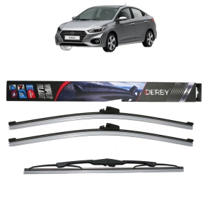 Set 3 stergatoare HYUNDAI SOLARIS Saloon (HCR, HCI) din 2017, Derby, din cauciuc siliconat rezistent