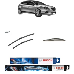 Set 3 stergatoare LANCIA DELTA III (844_) din 2008-2014, Bosch Aerotwin, din cauciuc siliconat rezistent
