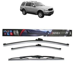 Set 3 stergatoare LINCOLN AVIATOR din 2002-2005, Derby, din cauciuc siliconat rezistent