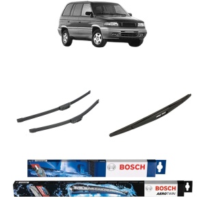 Set 3 stergatoare MAZDA MPV I (LV) din 1988-1999, Bosch Aerotwin Retrofit, din cauciuc siliconat rezistent
