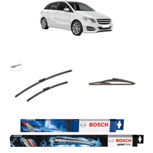 Set 3 stergatoare MERCEDES-BENZ B-CLASS Sports Tourer (W246, W242) din 2011-2018, Bosch Aerotwin, din cauciuc siliconat rezistent