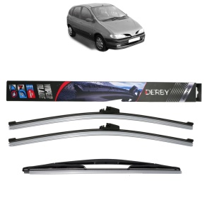Set 3 stergatoare RENAULT MEGANE Scénic (JA0/1_) din 1996-1999, Derby, din cauciuc siliconat rezistent - Img 1