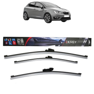 Set 3 stergatoare SEAT IBIZA V (KJ1, KJG) din 2017-2020, Derby, din cauciuc siliconat rezistent