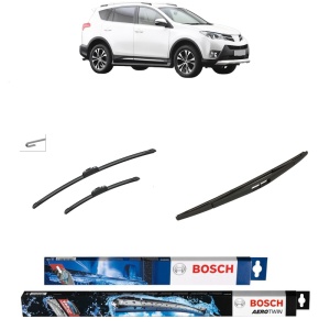 Set 3 stergatoare TOYOTA RAV 4 IV VAN (_A4_) din 2012-2018, Bosch Aerotwin Retrofit, din cauciuc siliconat rezistent