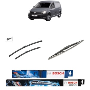 Set 3 stergatoare VOLKSWAGEN CADDY III Box Body/MPV (2KA, 2KH, 2CA, 2CH) din 2004-2015, Bosch Aerotwin, din cauciuc siliconat rezistent