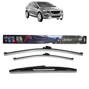 Set 3 stergatoare VOLVO XC60 I SUV (156) din 2008-2017, Derby, din cauciuc siliconat rezistent