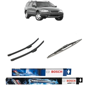 Set 3 stergatoare VOLVO XC70 I Cross Country (295) din 1997-2007, Bosch Aerotwin Retrofit, din cauciuc siliconat rezistent