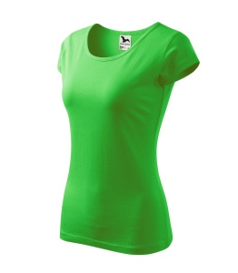 Set 3 tricouri simple dama din bumbac 100%, Elegant casual cu decolteu femei, galben, gri, verde mar 122 - Img 4