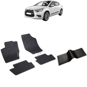 Set 5 covorase auto CITROEN DS 4 din 03.2011 - 06.2018, cu covoras tunel median, Caroserie HATCHBACK