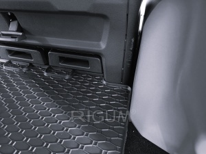Set 5 covorase auto DACIA LOGAN II din 03.2013 - 12.2020, cu covoras tunel median, Caroserie SEDAN 5 LOCURI - Img 6