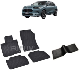 Set 5 covorase auto HONDA ZR-V HYBRID FABRICATIE 10.2023 - 2026, cu covoras tunel median, Caroserie SUV