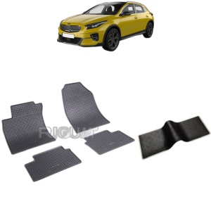 Set 5 covorase auto KIA CEED X din 09.2019 - 2026, cu covoras tunel median, Caroserie SUV