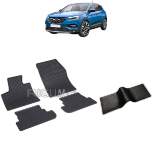 Set 5 covorase auto OPEL GRANDLAND X PHEV din 11.2019 - 2026, cu covoras tunel median, Caroserie SUV