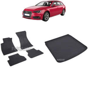 Set Covorase Auto Si Tavita Portbagaj AUDI A4 B9 din 11.2015 - 2026, caroserie combi, INCLUSIV FACELIFT