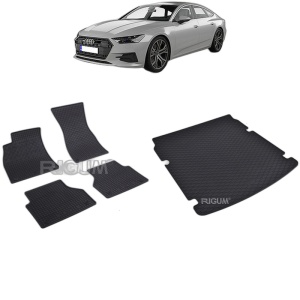 Set Covorase Auto Si Tavita Portbagaj AUDI A7 C8 din 02.2018 - 2026, caroserie sportback,