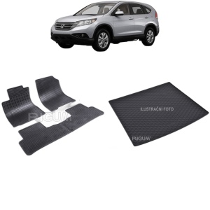 Set Covorase Auto Si Tavita Portbagaj HONDA CR-V IV din 10.2012 - 09.2018, caroserie suv,