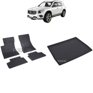 Set Covorase Auto Si Tavita Portbagaj MERCEDES GLB X247 din 11.2019 - 2026, caroserie suv, PORTBAGAJ INFERIOR SI SUPERIOR
