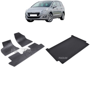 Set Covorase Auto Si Tavita Portbagaj PEUGEOT 5008 I din 05.2009 - 06.2017, caroserie suv,
