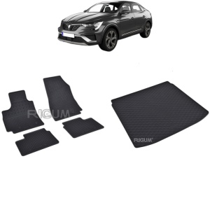Set Covorase Auto Si Tavita Portbagaj RENAULT ARKANA din 03.2021 - 2026, caroserie suv, PORTBAGAJ INFERIOR SI SUPERIOR