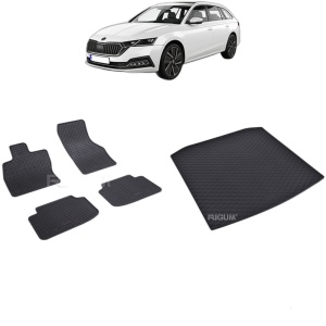 Set Covorase Auto Si Tavita Portbagaj SKODA OCTAVIA IV din 06.2020 - 2026, caroserie combi, PORTBAGAJ INFERIOR SI SUPERIOR