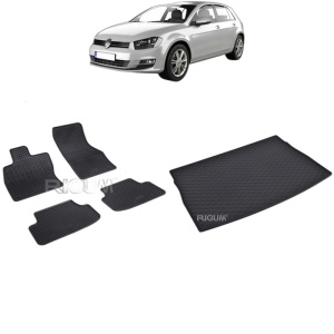 Set Covorase Auto Si Tavita Portbagaj VOLKSWAGEN GOLF 7 SPORTSVAN din 05.2014 - 12.2020, caroserie van, PORTBAGAJ SUPERIOR